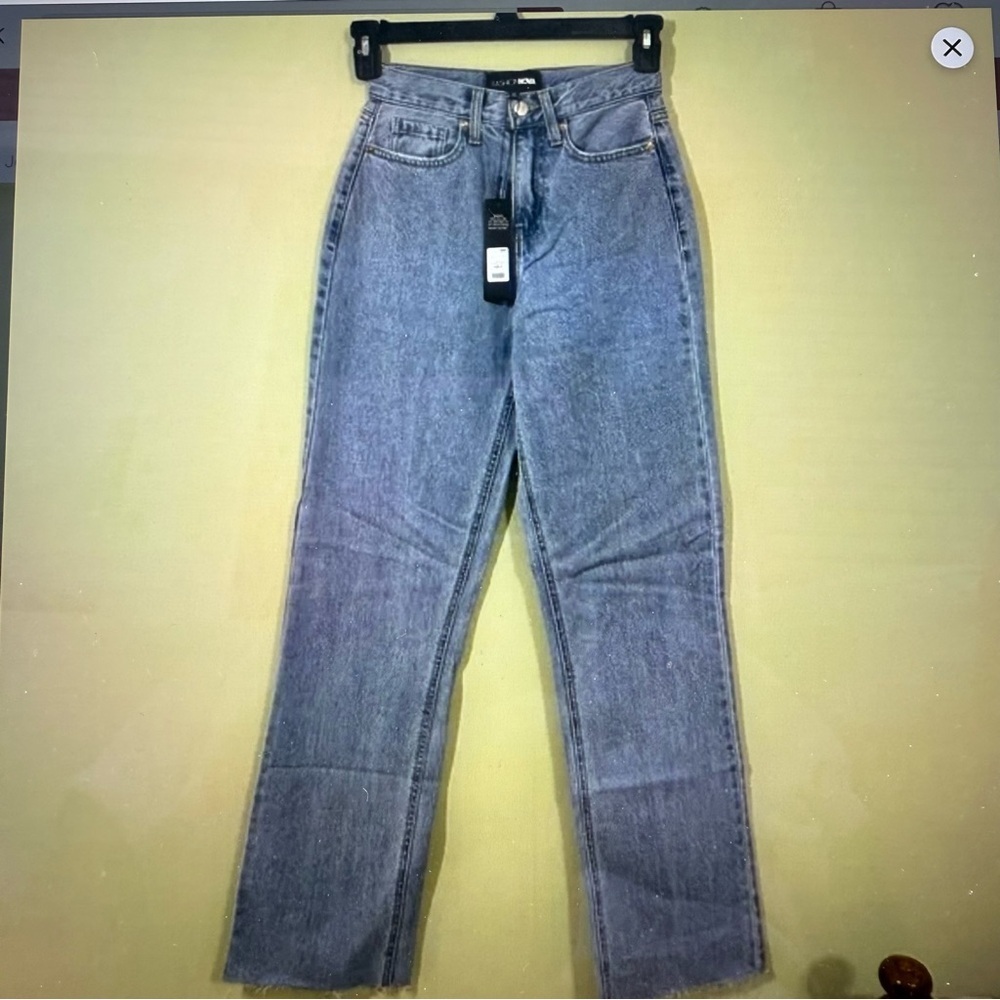 NEW Fashion Nova Light Blue high rise Jeans size‎ 00 women’s juniors